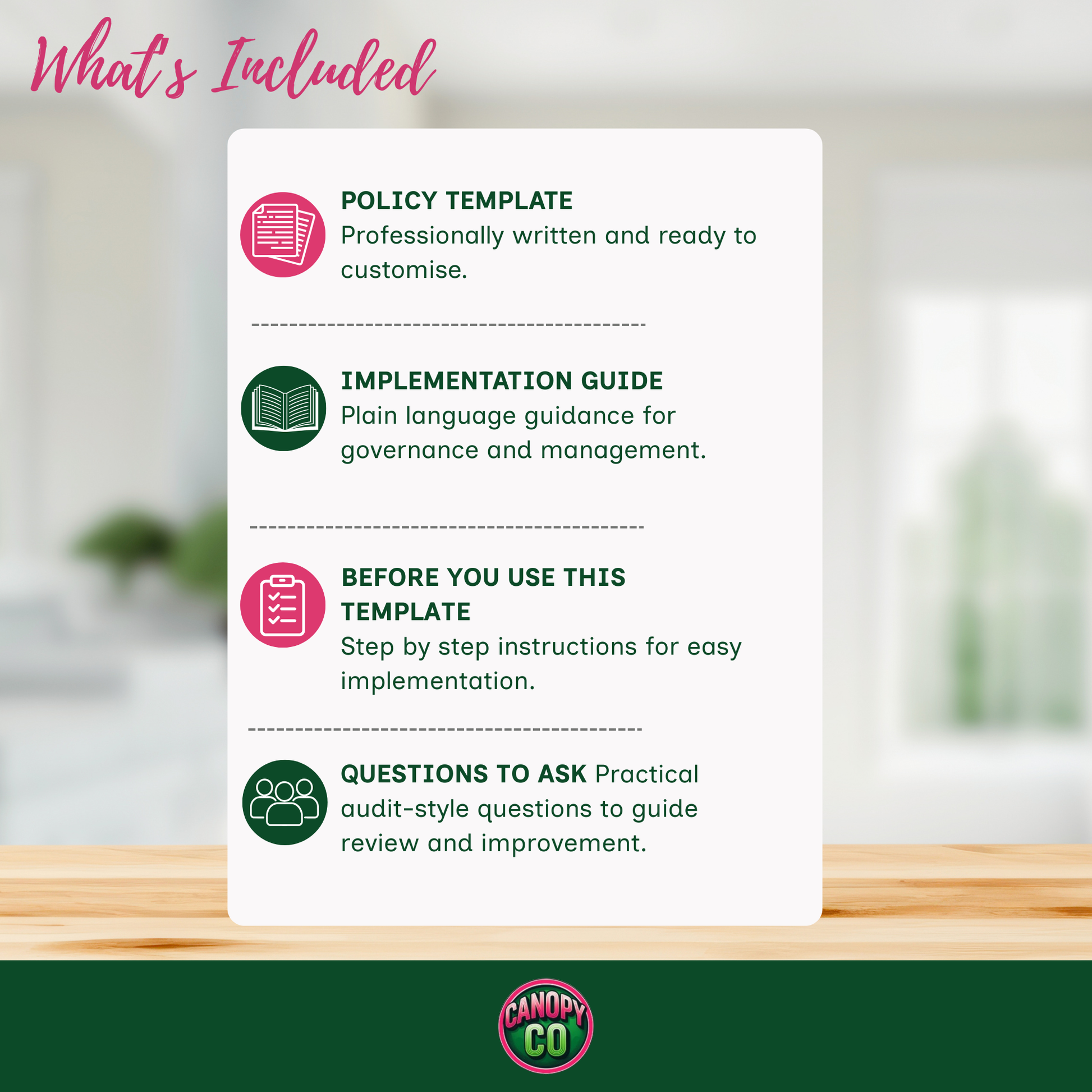 NDIS Safeguarding Policy Template aligned to SIL Practice Standards